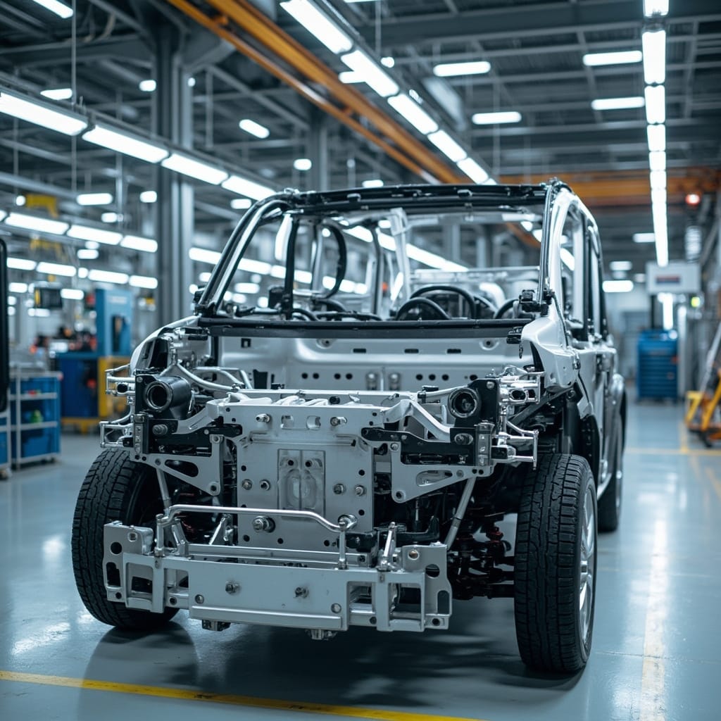 New Energy Vehicle Aluminum Parts application